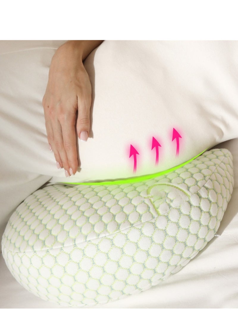 Pregnancy pillow waist support side sleeping pillow multi-functional pregnancy belly support pillow cushion - Image 4