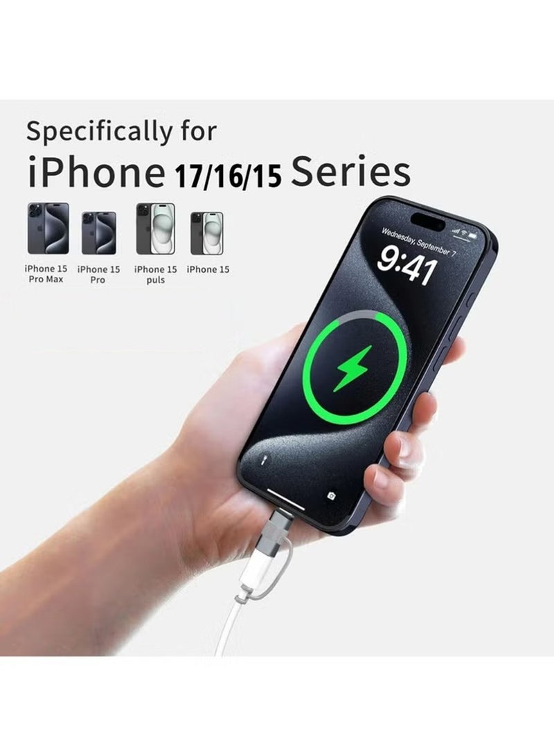 X-level 2Pcs Compatible for USB C to Lightning Audio Adapter, USB C to Lightning Headphone Converter with Indicator Light, Lightning to USB C Adapter for iPhone 15 Series, MacBook and More USB-C Devices-B USB OTG Adapters - Image 4