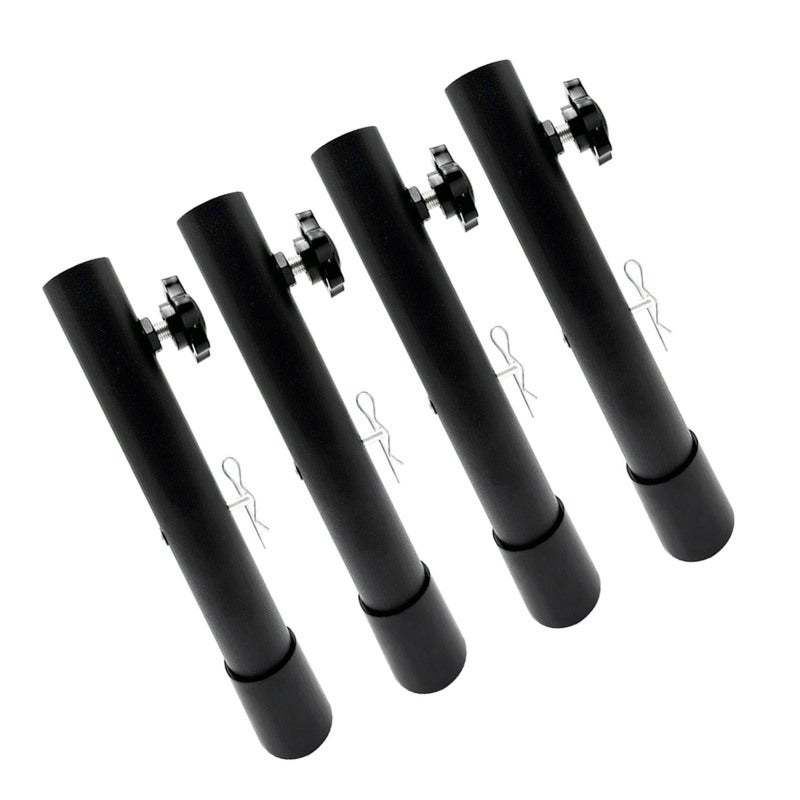 Folding Table Risers 17.3in 2-Level Height Extension - Electrophoresis Steel Table Leg Extenders for Back Pain Relief - Image 4