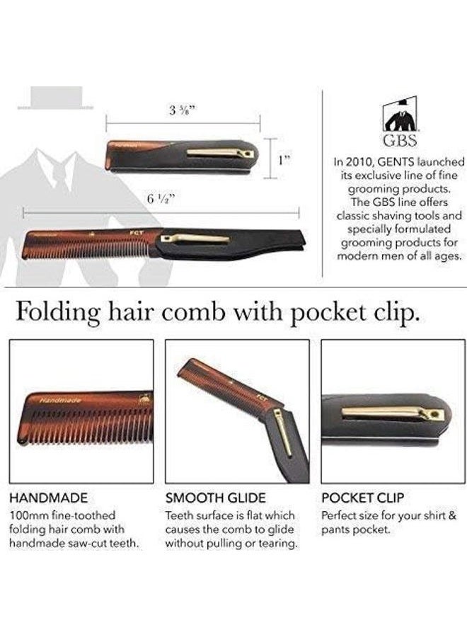 G.B.S Handmade Folding Comb for Men and Women, FCT, Pack of 3 - Image 3
