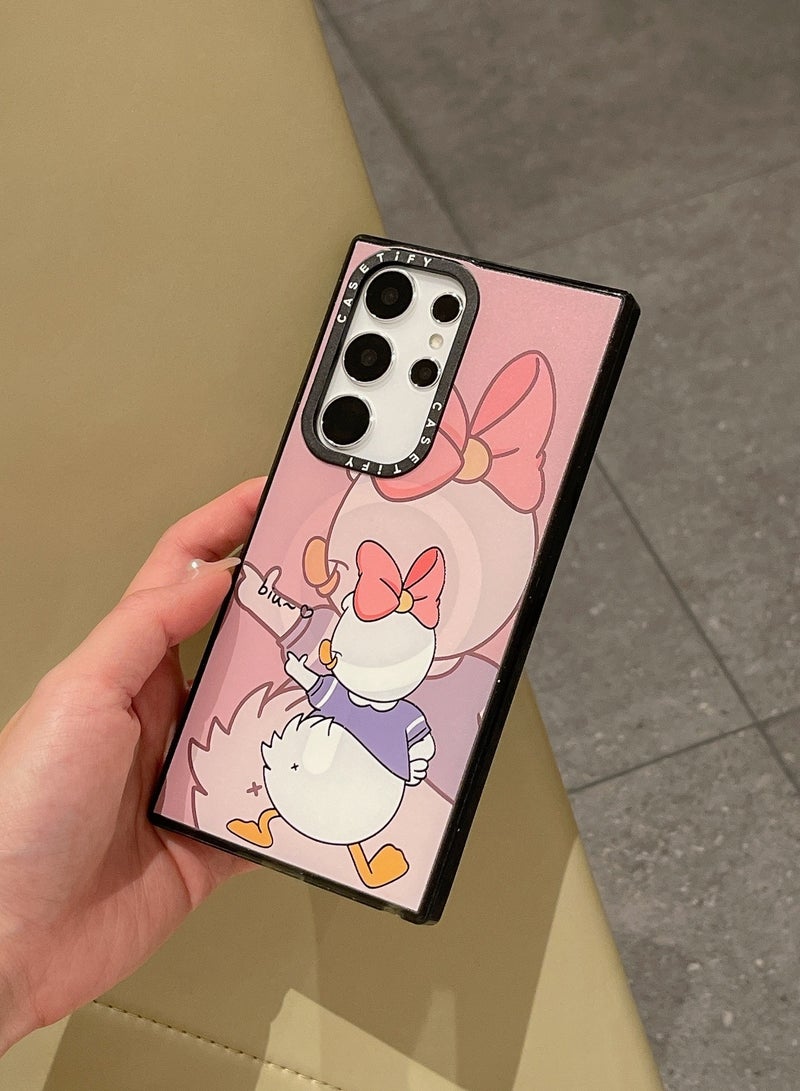 Casetify For Samsung Galaxy S24 Ultra Magnetic Phone Case Daisy Pattern Cover - Image 2