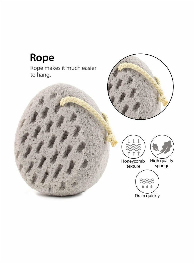 Bath Sponge, Sponge Loofah Body Scrubber, Shower Pouf Cleaning Loofahs Sponge, Shower Use Sponge (2pcs)