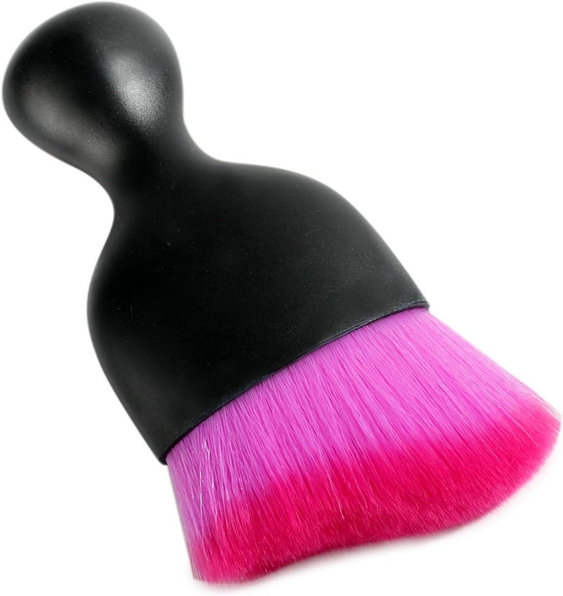 AOCISKA Car Interior Detailing Brush,Soft Bristle Cleaning Brush Car Detailing Brush Dusting Brush,Car Interior Cleaning Tool,Auto Detail Brush Car Dash Duster Brush (Black&Double Purple) - Image 1