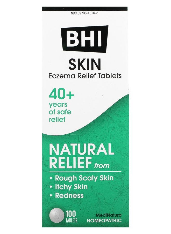 MediNatura - BHI Skin Eczema Relief Tablets 100 Tablets - Image 1
