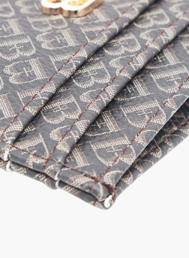 Flora Bella By Shoexpress Women Monogram Print Card Holder