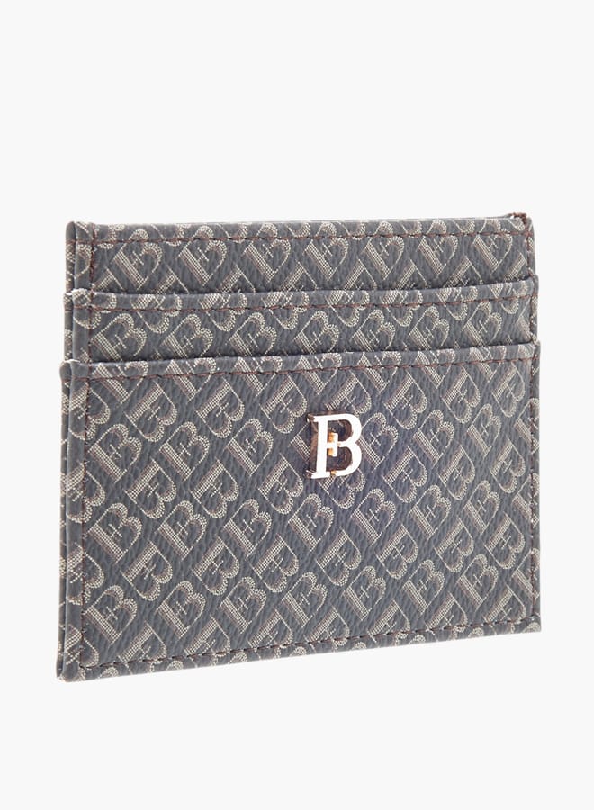 Flora Bella By Shoexpress Women Monogram Print Card Holder - Image 2