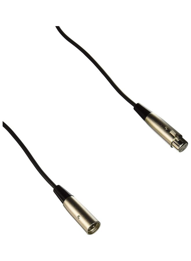 شور كابل C50J عالي المرونة بموصلات XLR من الكروم وبطول 50 قدم أسود - Image 2