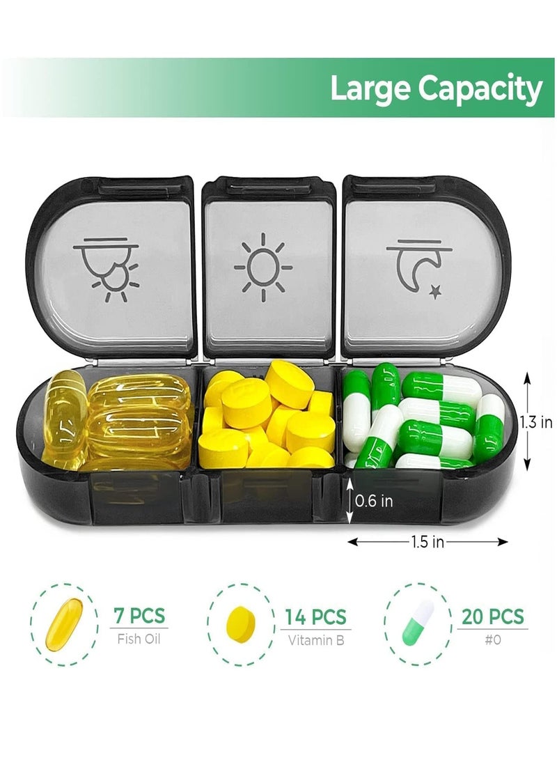 CUBEXELL Weekly Pill Organizer 7 Day with 3 Times a Day Large Daily Medicine, Portable, Waterproof and Moisture-Proof Design Removable Travel Pill Case for Vitamins Supplements & Medications - Image 2