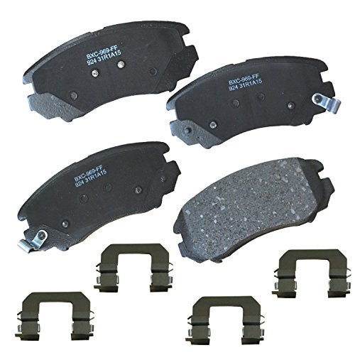 Bendix Premium SBC924 Ceramic Brake Pads for Select Models Changan CS35,Hyundai Elantra,Sonata,Tiburon,Tucson,Kia Magentis,Optima,Soul,Sportage - Image 1