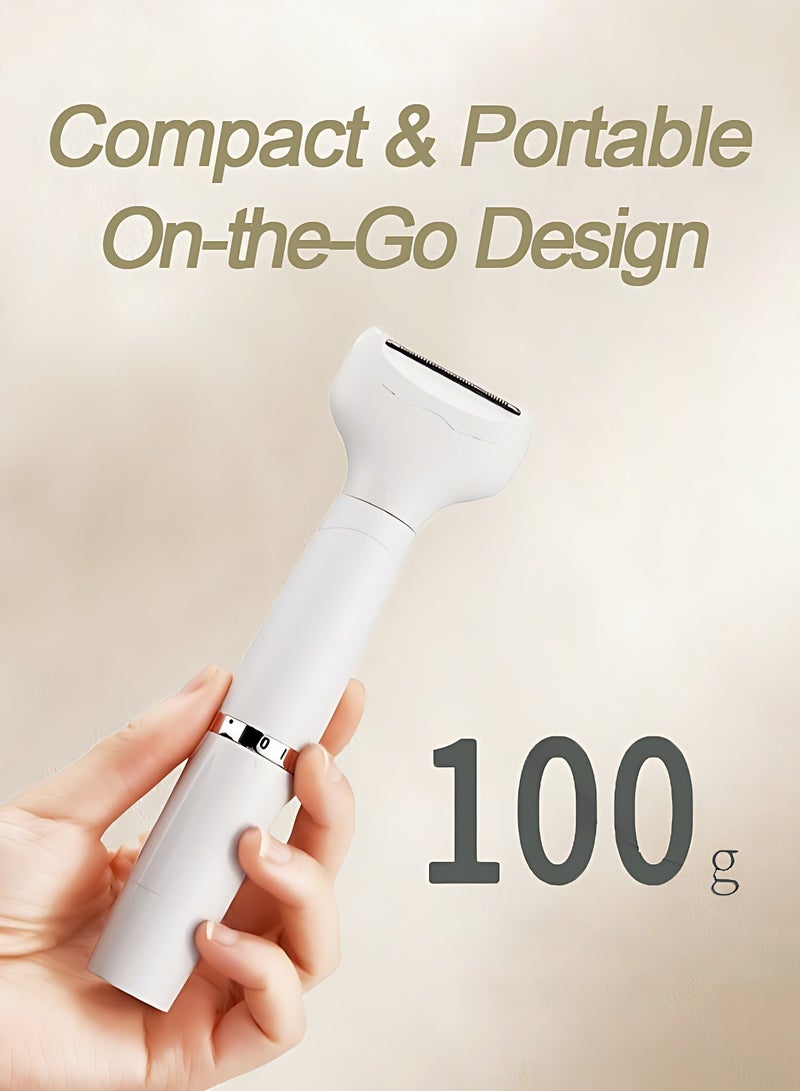 ONE AG ANT 4-in-1 Electric Hair Removal System for Women - Multi-Functional Epilator & Body Shaver for Face/Body/Bikini/Underarms | Waterproof Wet & Dry Use + 4 Interchangeable Heads  - Image 5