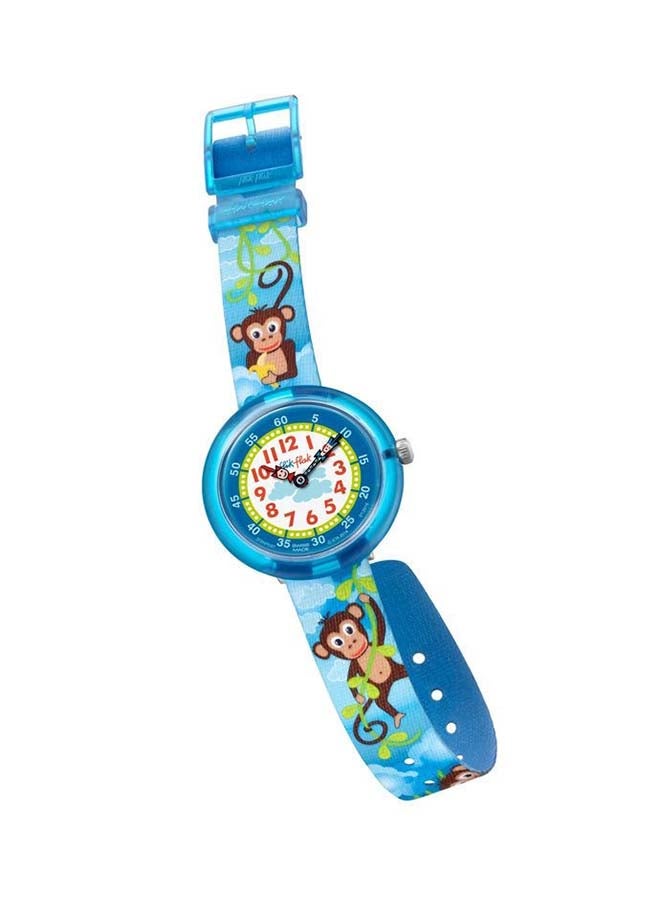 Flik Flak Kids Unisex Monkey Buisness Quartz Movement Water Resistant Wrist Watch - 32 Mm - Image 3