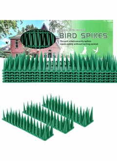 HomarKet Bird Spikes Plastic Repellent Spikes Anti Climb Spikes to Deterrent Birds Cats Pigeons and Small Animals Bird Fence Spikes  - Image 1