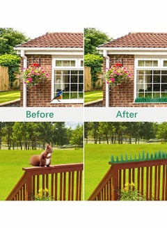 HomarKet Bird Spikes Plastic Repellent Spikes Anti Climb Spikes to Deterrent Birds Cats Pigeons and Small Animals Bird Fence Spikes  - Image 5