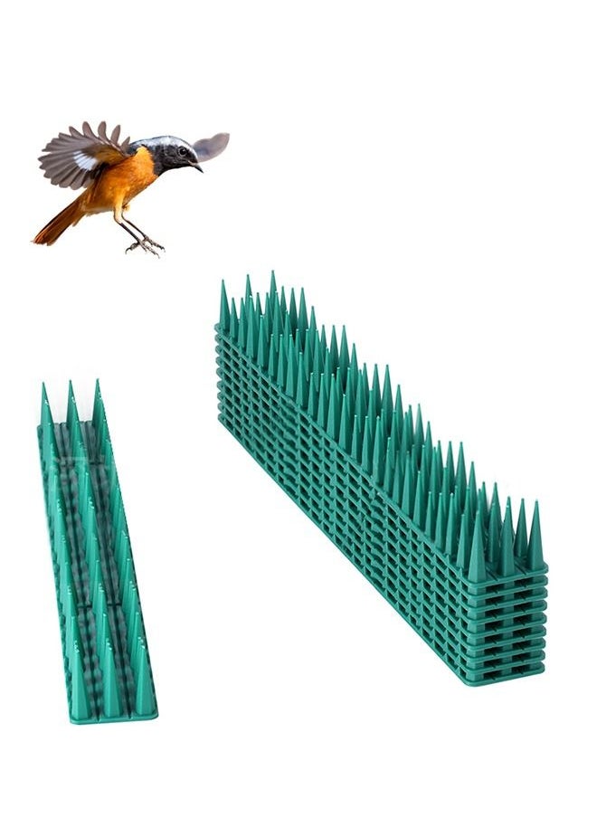 HomarKet Bird Spikes Plastic Repellent Spikes Anti Climb Spikes to Deterrent Birds Cats Pigeons and Small Animals Bird Fence Spikes  - Image 2