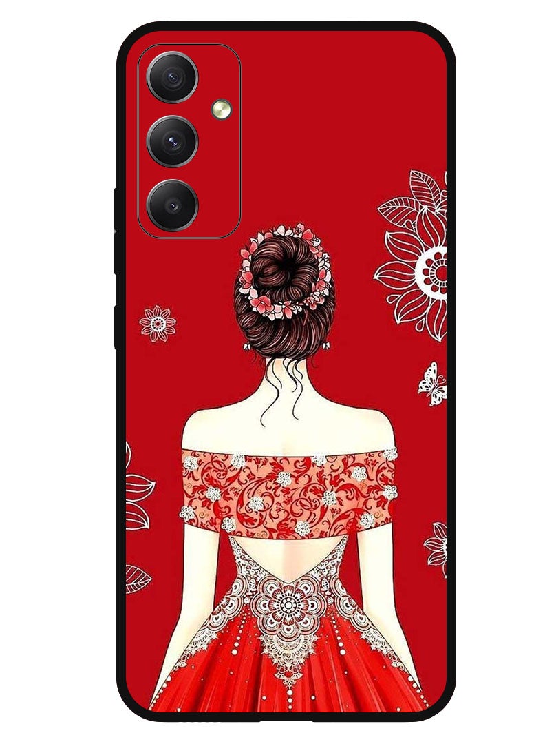 Theodor Protective Case Anti Scratch Shock Proof Bumper Cover For Samsung Galaxy F54 Cute Ladyy - Image 1