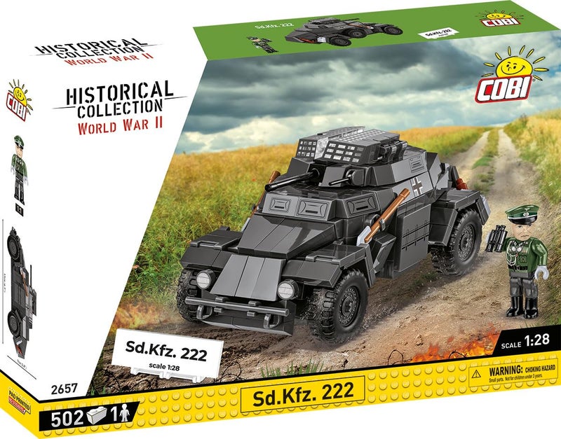 COBI Historical Collection WWII SD.KFZ. 222 Tank - Image 1