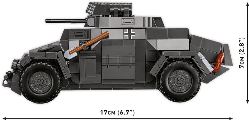 COBI Historical Collection WWII SD.KFZ. 222 Tank - Image 5