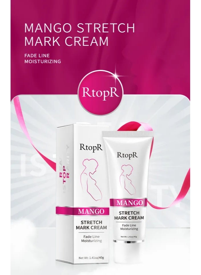 RtopR Mango Stretch Mark Massage Cream Pregnancy Scars  For Maternity Repair Stretch Marks Enhance Skin Elasticity, Can Promote Cell Regeneration, Smooth Skin, Designed For Mother's Stretch Marks Fast Absorbing - Image 2