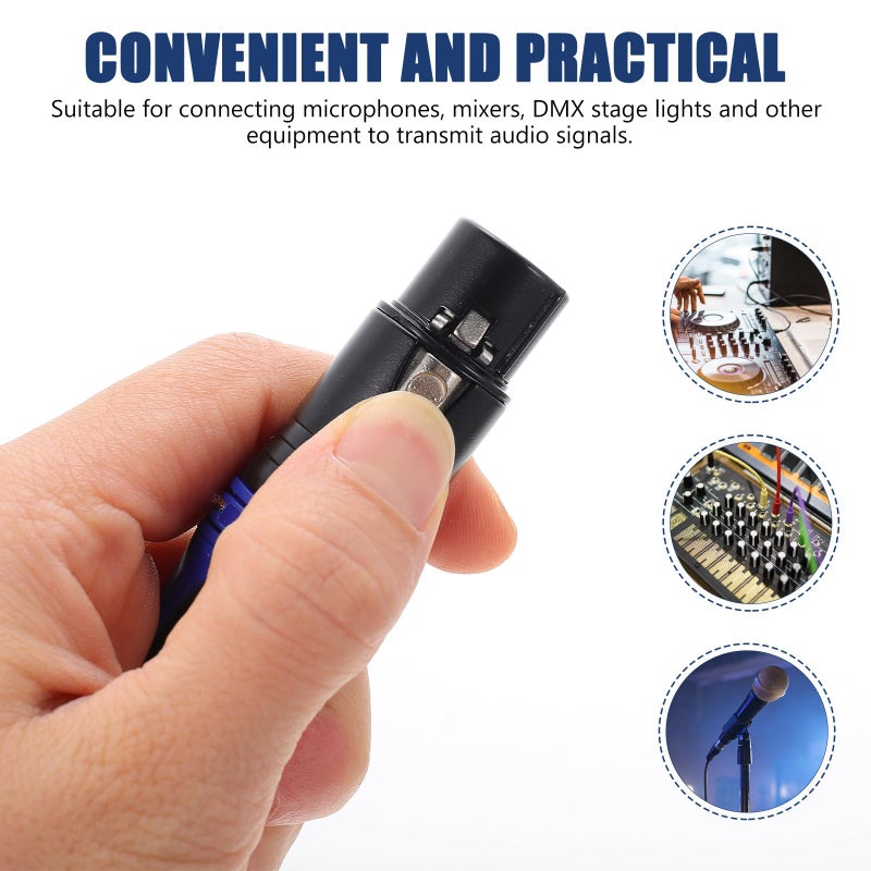 كابل ميكروفون XLR ذكر إلى أنثى 0 لأنظمة السماعات ومعدات التسجيل - Image 4