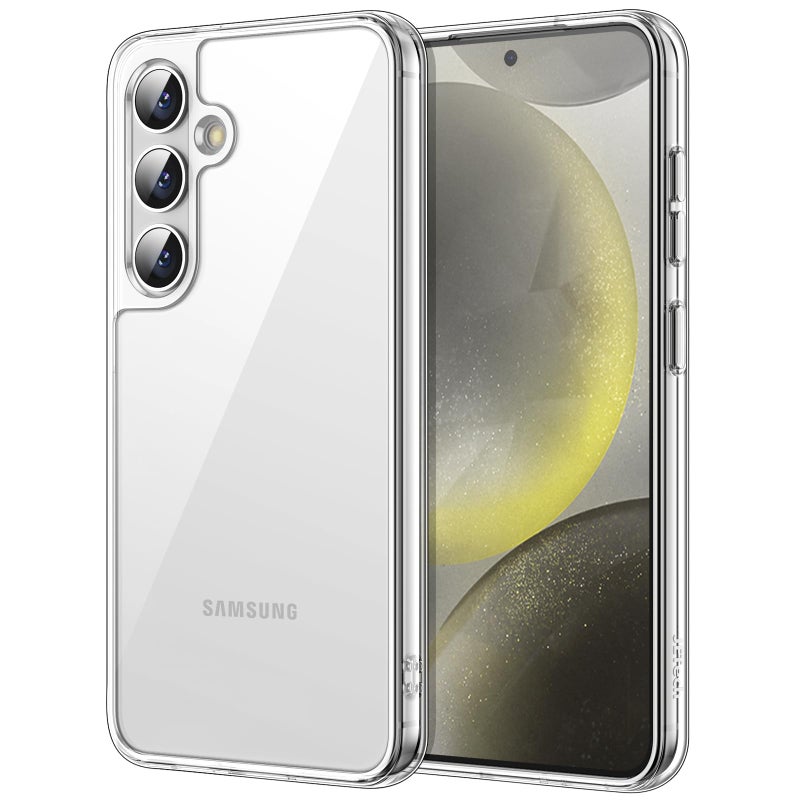 JETech Case for Samsung Galaxy S24 5G NonYellowing Shockproof Bumper Protective Phone Cover AntiScratch Hard PC Back Clear - Image 2