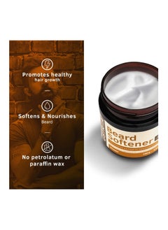 Ustraa USTRAA Beard Softener Woody - 100g - Softens and nourishes your beard without Sulphates or Parabens, Long lasting moisturization and shine for a nourished, itch-free beard  - Image 2