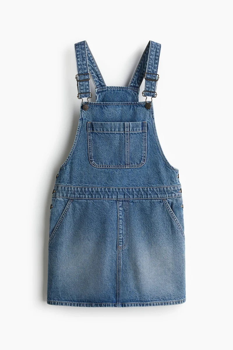 H&M Denim dungaree dress