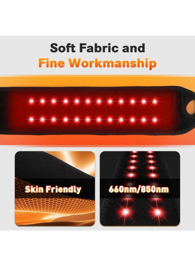 Cordless Wrist Heating Pad Wrap with Vibration, Rechargeable Heated Wrist Brace for Hand Pain Relief Red Light Heating Pad for Women and Men Wrist, Hand, Arm, Leg, Ankle - Image 3