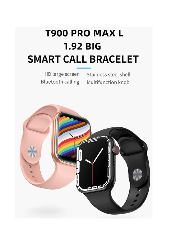 AROAQ - T900 Pro Max Series 7 IP68 Waterproof 280mAh 1.75Inch Touch Screen Heart Rate Smartwatch - Image 1