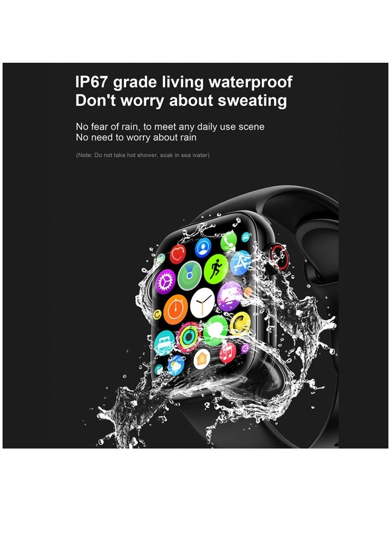 AROAQ - T900 Pro Max Series 7 IP68 Waterproof 280mAh 1.75Inch Touch Screen Heart Rate Smartwatch - Image 1