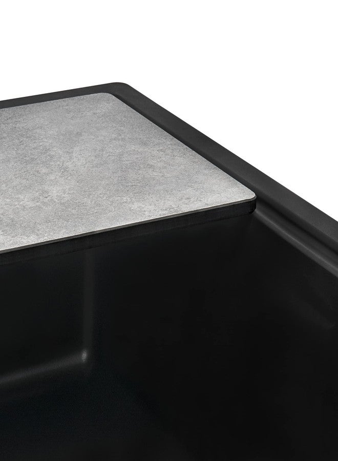 Ruvati 17 x 11 inch Textured Concrete Finish Cutting Board for Ruvati Workstation Sinks – RVA1217CR - Image 3