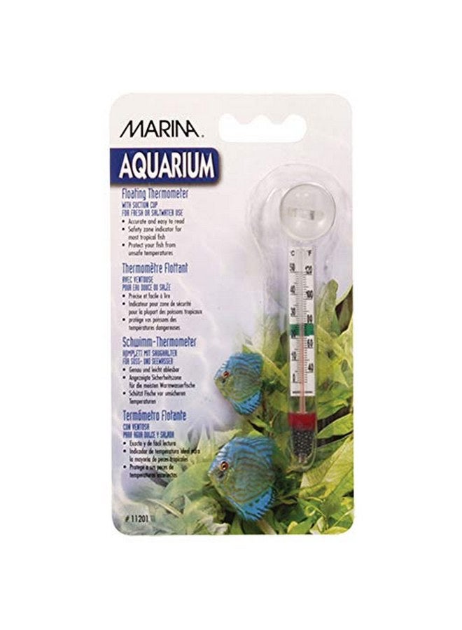 Marina Floating Thermometer for Betta Fish Tank with Suction Cup, Aquarium Thermometer, 11201A1 - Image 3
