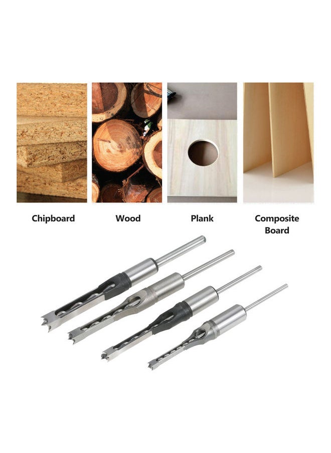 NIBEMINENT 1/2-Inch Mortising Chisel Square Drill Bit Silver 21.00X2.50X2.50cm  - Image 5