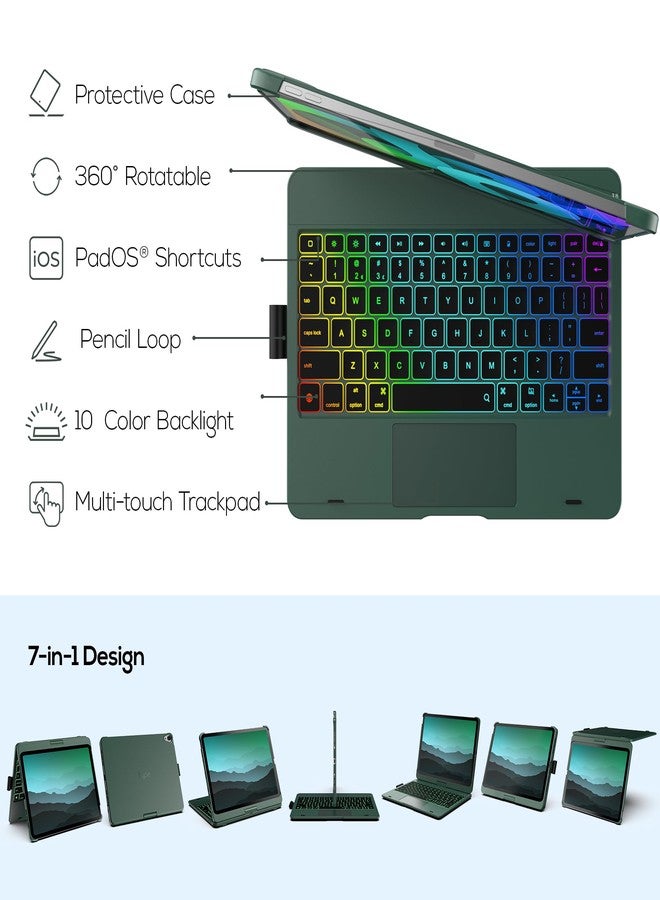 typecase غطاء لوحة مفاتيح تعمل باللمس من تايب كيس مع لوحة تتبع لجهاز آيباد إير الجيل الخامس - Image 3