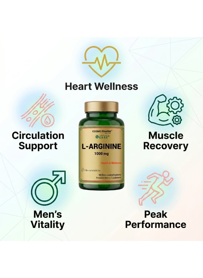 Cosmo Pharm L-Carnitine 1000mg | Supports Energy & Fat Metabolism for an Active Lifestyle | 90 Tablets - Image 3