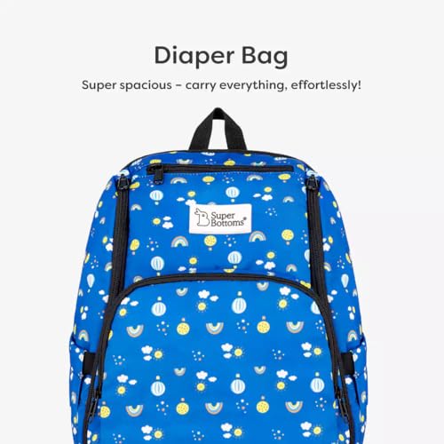 superbottoms Multipurpose Diaper Bag (Dreamy Day), Diaper Bags for Mothers, Spacious Baby Bag, Insulation for Baby Bottles, Semi-waterproof, Easy Storage & Travel Bag, Maternity Backpack - Image 2