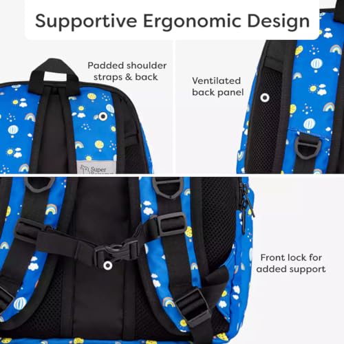 superbottoms Multipurpose Diaper Bag (Dreamy Day), Diaper Bags for Mothers, Spacious Baby Bag, Insulation for Baby Bottles, Semi-waterproof, Easy Storage & Travel Bag, Maternity Backpack - Image 4