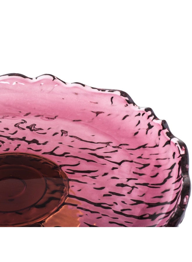 Host Luxury Glass Serving Platter With Base 45 cm - Image 2