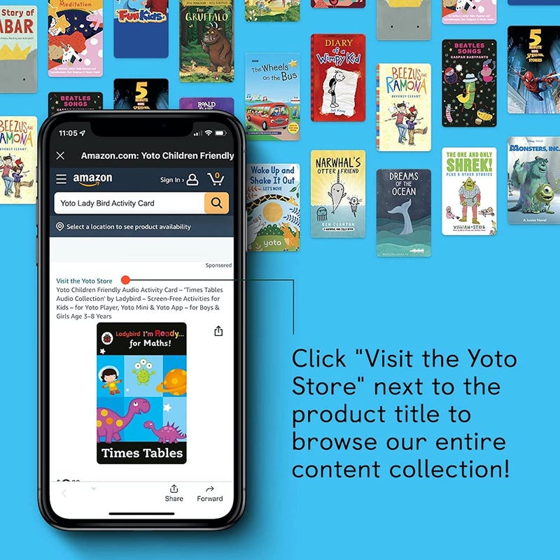 YOTO Disney Pixar Classics: My First Bedtime Storybook â€“ Kids Audio Card for Use with Player & Mini All-in-1 Audio Device, Screen-Free Listening with Relaxing Tales for Sleep & Naptime, Ages 2+ - Image 4