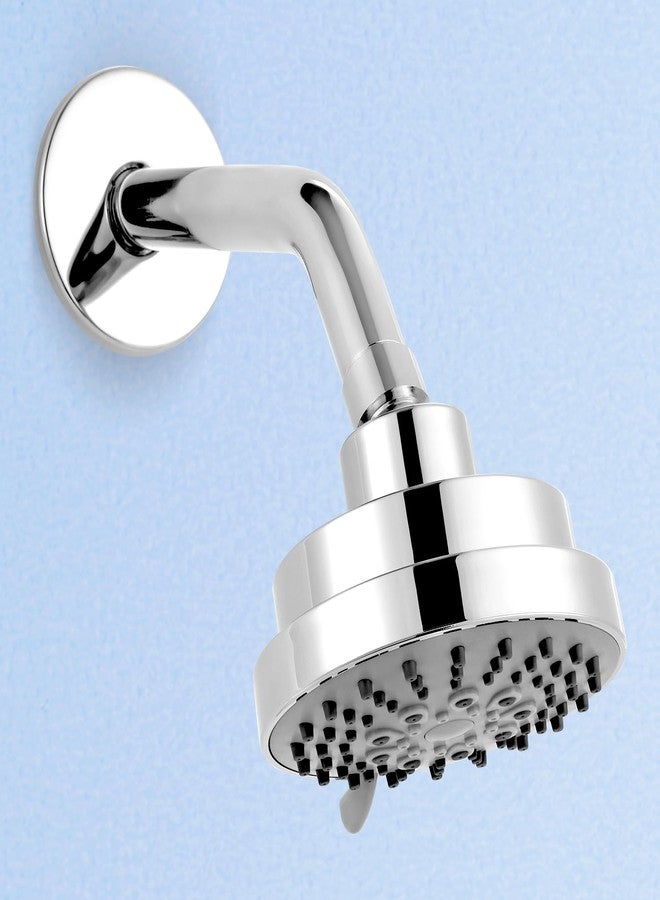 hindware Benelave by Hindware 5-Flow Overhead Shower for Bathroom | Made of ABS | Mirror-like Chrome Polish Finish | Rain, Massage, Mist & Combination Modes | Water Saving Multi Flow Bathroom Shower - Image 1