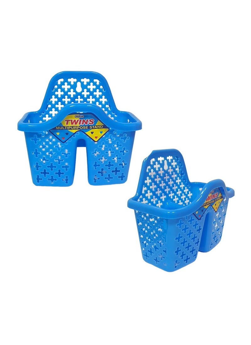 Generic - Multi Utility Plastic Stand Rack Set of 3 Pieces - Small, Assorted Color - Image 1
