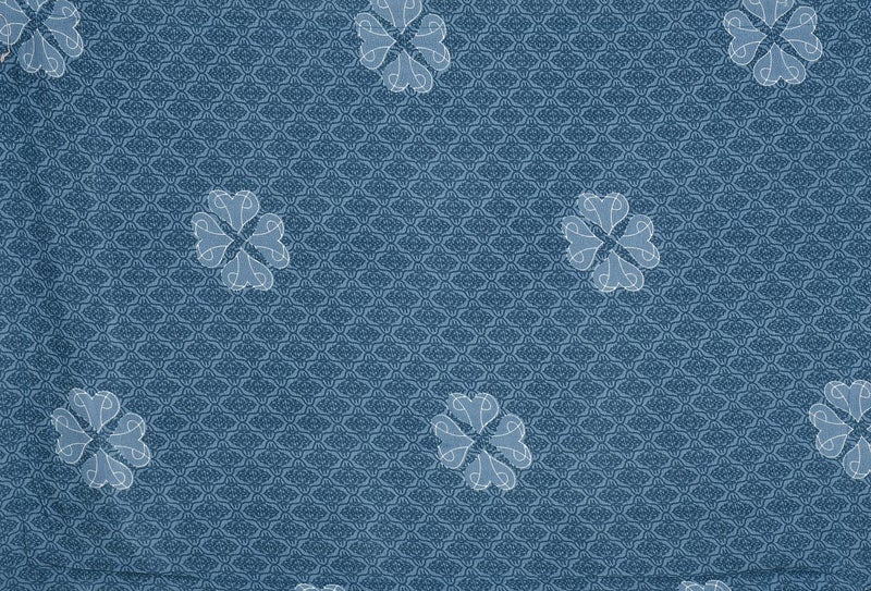 SHOMES Pure Cotton Printed Diwan Set Covers 6 Pieces for Living Room - 1 Single Bed Sheet with 3 Cushion Covers, 2 Bolster Covers - Color Cream Blue, Size Standard (Set of 6 Pcs) - Image 5