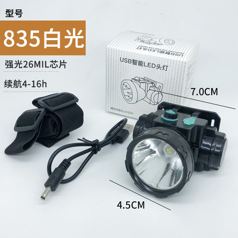 Rechargeable LED Headlamp Ultra-Bright Fishing Light 835 affordable 835 affordable