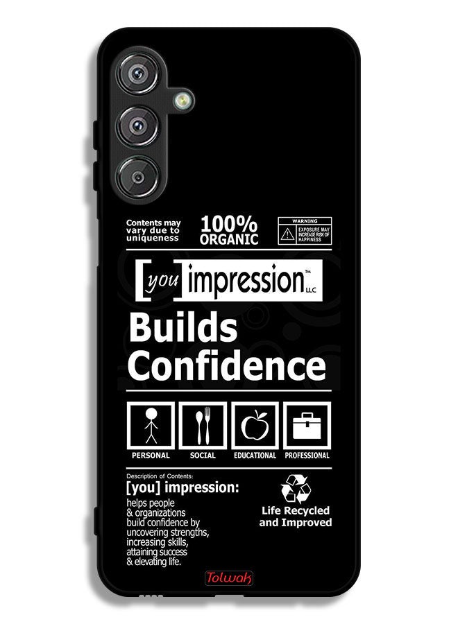 Tolwak Samsung Galaxy M36 Protective Case Cover Builds Confidence Sticker - Image 1