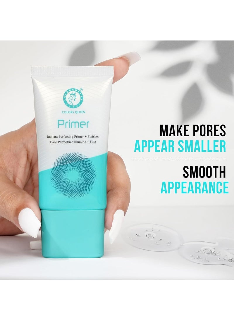 COLORS QUEEN Perfect Primer Finisher Base Perfectrice Illumine Fix Primer 25ml Transparent Poreless Oil Free Waterproof Smooth Long Lasting Makeup Face Primer  - Image 3