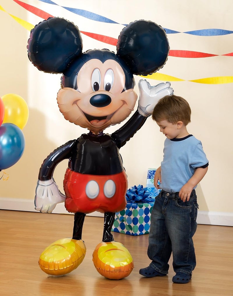 Amscan AirWalkers Mickey Mouse Foil Balloon - Multi-Colour, 96 x 132 cm - Image 3