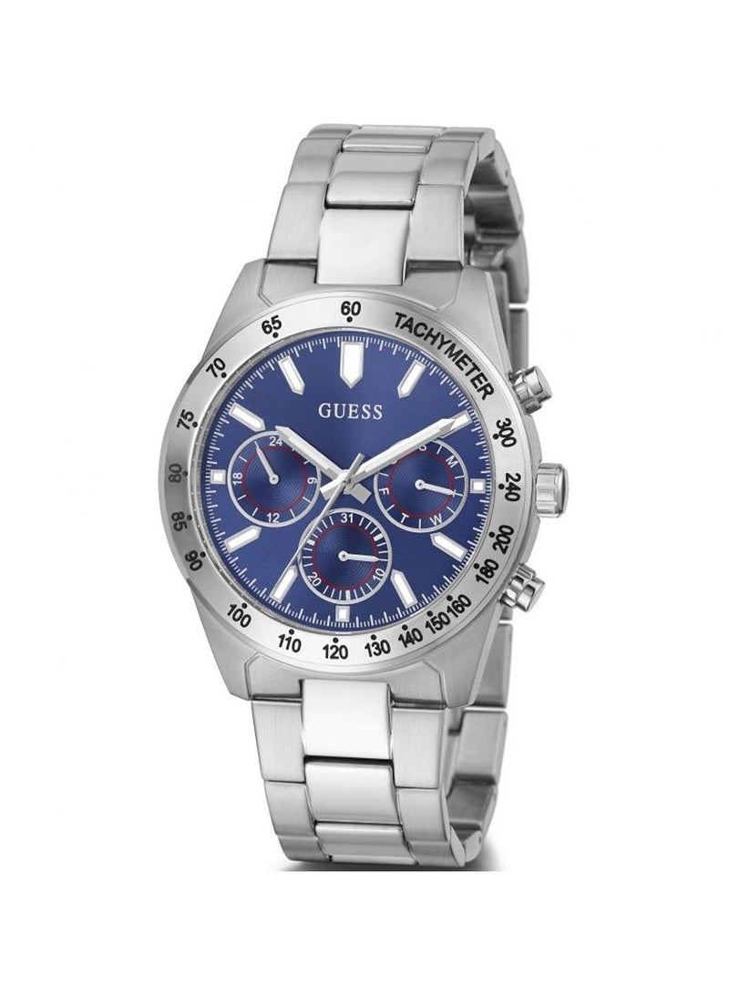 GUESS Men's Analog Round Shape Stainless steel Wrist Watch GW0329G1 - 42 Mm - Image 3