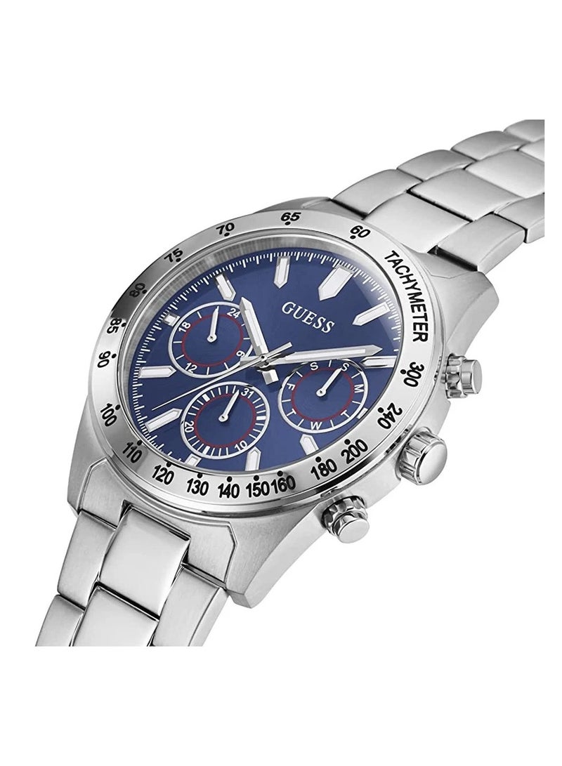 GUESS Men's Analog Round Shape Stainless steel Wrist Watch GW0329G1 - 42 Mm - Image 2