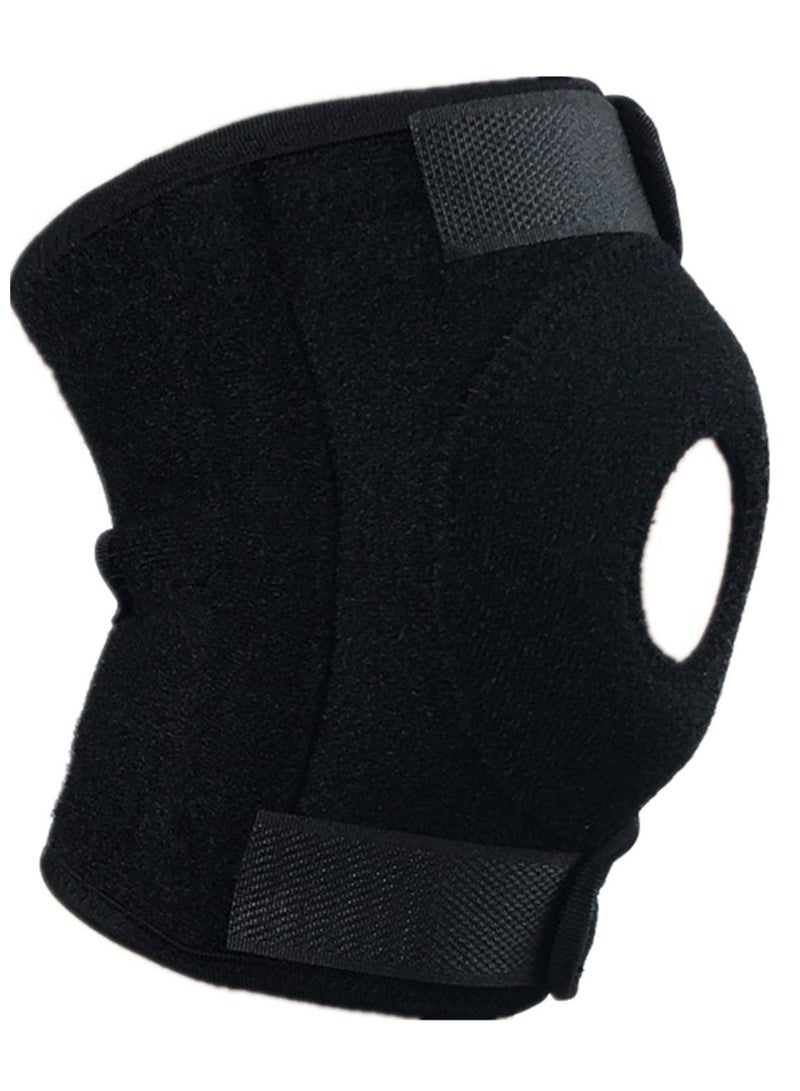 دعامة ركبة مرنة وقابلة للتعديل – مثبت الرضفة وحزام حماية لتخفيف آلام الركبة - Image 1