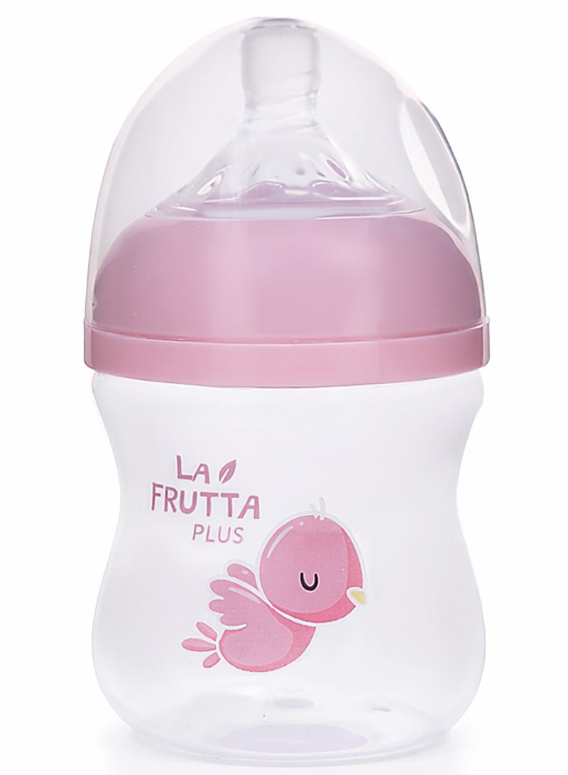 La Frutta Plus Natural Flow Bottle Anti-Colic 120ml (Rose) , BPA FREE, 0%bisfenol - (M:0+) - Image 1