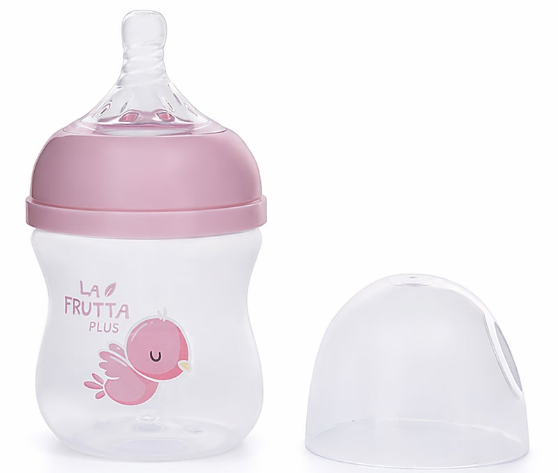 La Frutta Plus Natural Flow Bottle Anti-Colic 120ml (Rose) , BPA FREE, 0%bisfenol - (M:0+) - Image 2